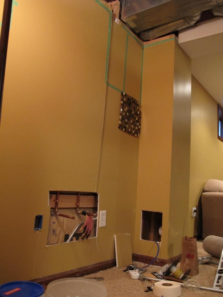 How to tie into this main stack for small wet bar sink